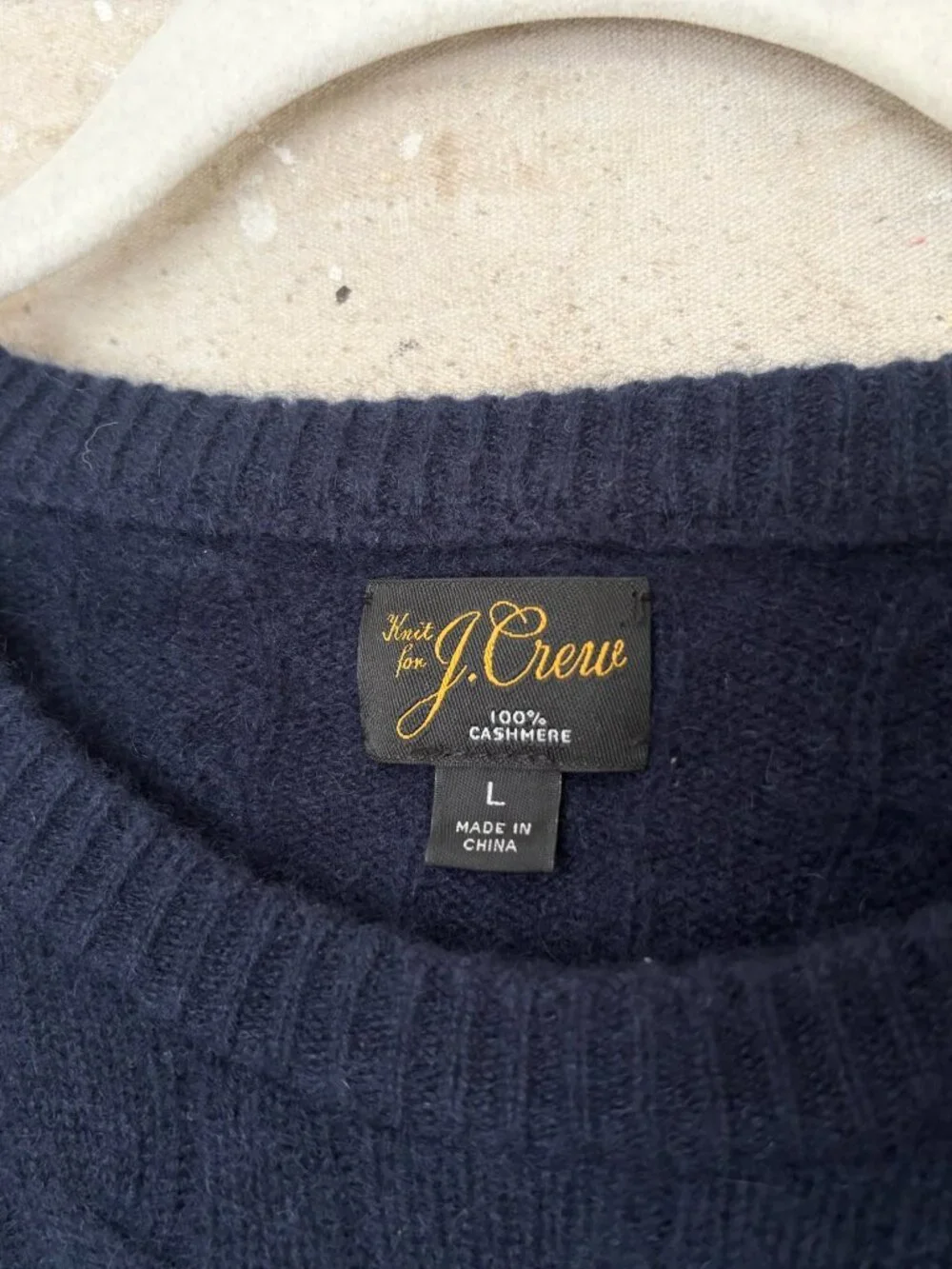 J Crew Cashmere Cable-Knit Sweater